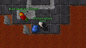Piterator on screen