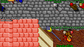 Dragon klop on screen