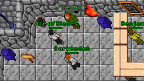 Darkenden on screen