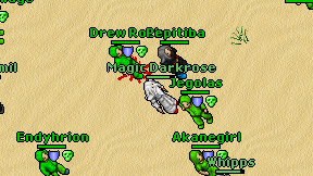 Magic Darkrose on screen