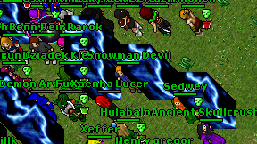 Snowman Devil on screen