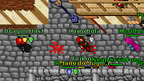 Camo Bola on screen