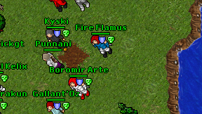 Fire Flamus on screen