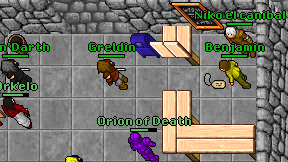 Orion of Death on screen