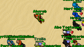 Ahsreb on screen