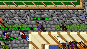 Vantium on screen