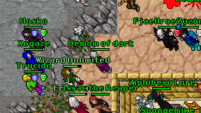 Demom of dark on screen