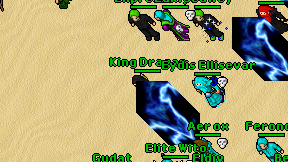 King Dragan on screen