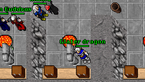 Glater dragon on screen