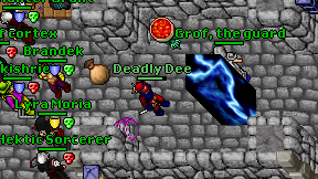 Deadly Dee on screen
