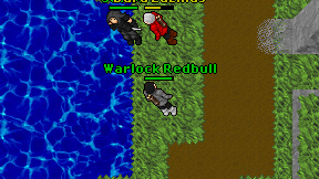 Warlock Redbull on screen
