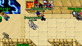 Descendd on screen