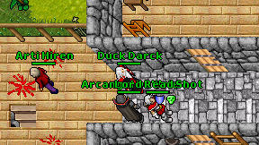 Duck Darck on screen