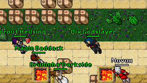 Qix Godslayer on screen