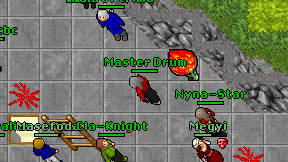 Master Drum on screen
