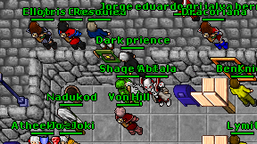 Dark prience on screen