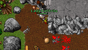 Lady Kattrila on screen
