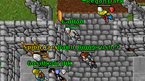 Fallbol on screen