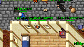 Lord dragon wizard on screen