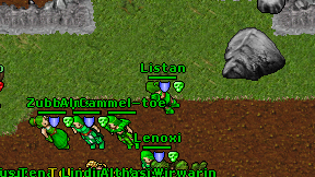 Listan on screen