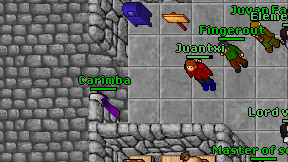 Carimba on screen