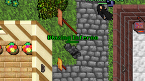 Blazing Inferno on screen