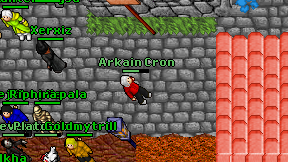 Arkain Cron on screen
