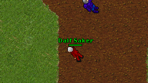 Dalf Saker on screen