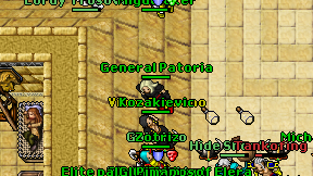 General Patoria on screen