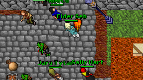 Elder Seb on screen