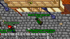 Bolt Murderer on screen