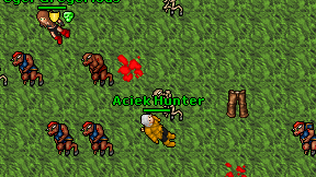 Aciek Hunter on screen