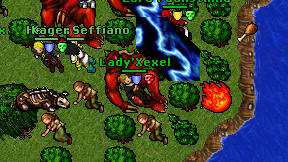 Lady'Xexel on screen