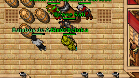 Elmo'Beluka on screen