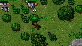 Masakeraren on screen