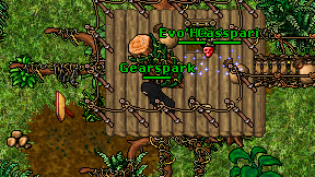 Gearspark on screen