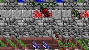 Cirius-Dark on screen