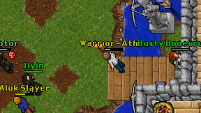Warrior-Athos on screen