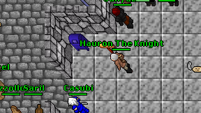 Hauron The Knight on screen