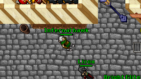 Infernal hawk on screen