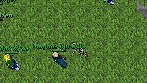 Magnos Auravix on screen