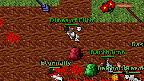 Dimas of Filth on screen