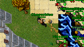 Chaousblue on screen