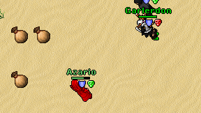 Azario on screen