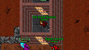 Dread Sonic on screen