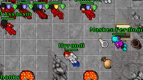 Hyrandi on screen
