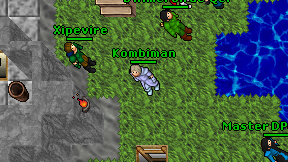 Kombiman on screen