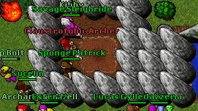 Claustrofobic Archer on screen