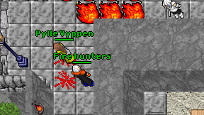 Fire hunters on screen
