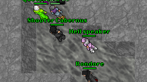 Hell speaker on screen